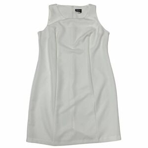 VANY Woman NY Mini White Sheath Dress Size 16W